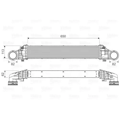 VALEO Turbo İntercool Radyatörü 818587