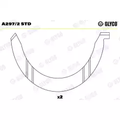 GLYCO Krank Ay Yatak Std A297/2 STD