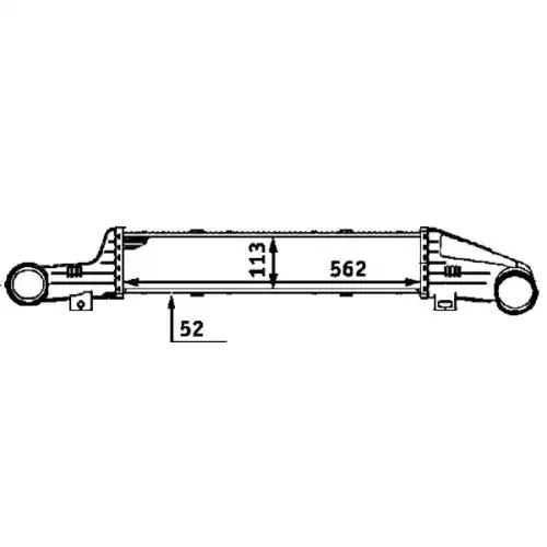MAHLE Turbo İntercool radyatörü CI53000P