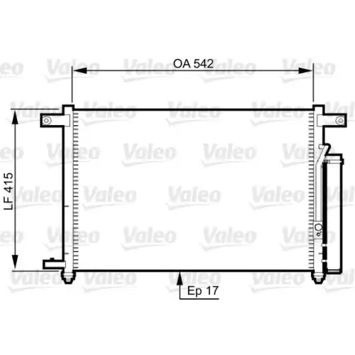 VALEO Klima Radayatörü Kondanser 814344