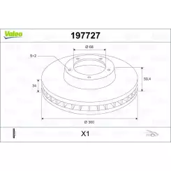 VALEO Ön Fren Diski Havalı Takım 197727