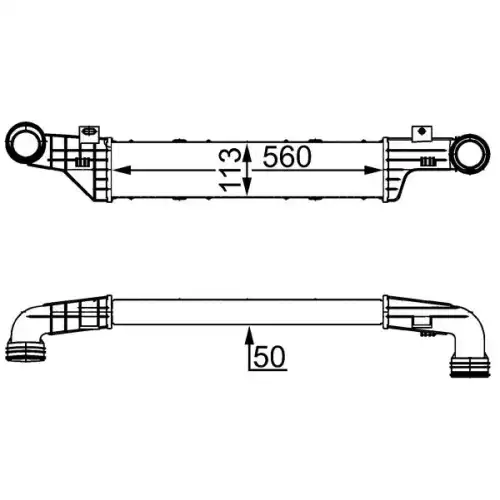 MAHLE Turbo İntercool radyatörü CI53000S