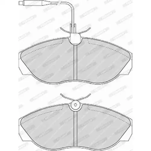 FERODO Ön Fren Balatası Tk FVR967