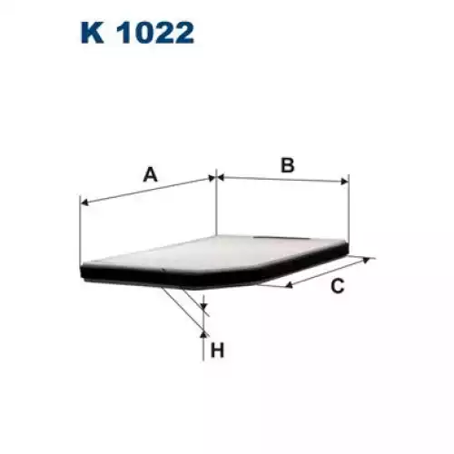 FILTRON Polen Filtre K1022