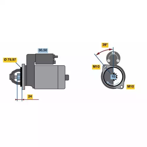 BOSCH Marş Motoru 0001139047