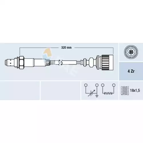 FAE Lambda Oksijen Sensörü FAE 77172