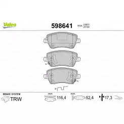 VALEO Ön Fren Balatası Tk 598641