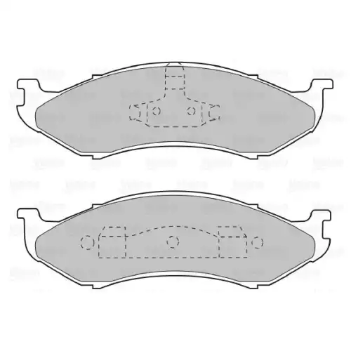 VALEO Ön Fren Balatası 598491