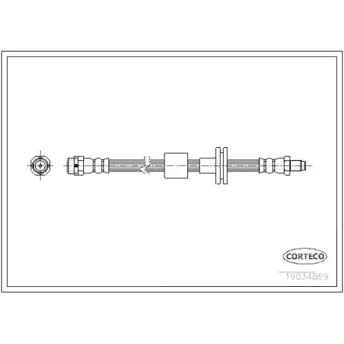CORTECO Fren Hortumu Ön 550Mm 19034869