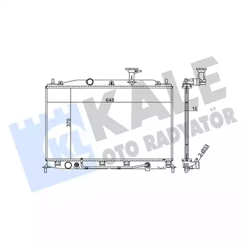 KALE Motor Su Radyatörü 357900