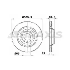 BRAXIS Arka Fren Diski AE0531