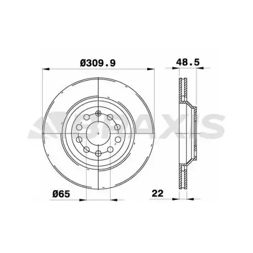 BRAXIS Arka Fren Diski AE0531