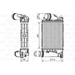 VALEO Turbo İntercooler Radyatörü 817175