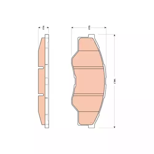 TRW Ön Fren Balatası GDB3500