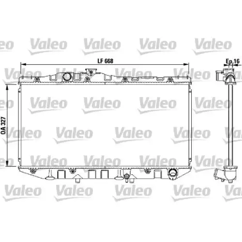 VALEO Motor Su Radyatörü 731098