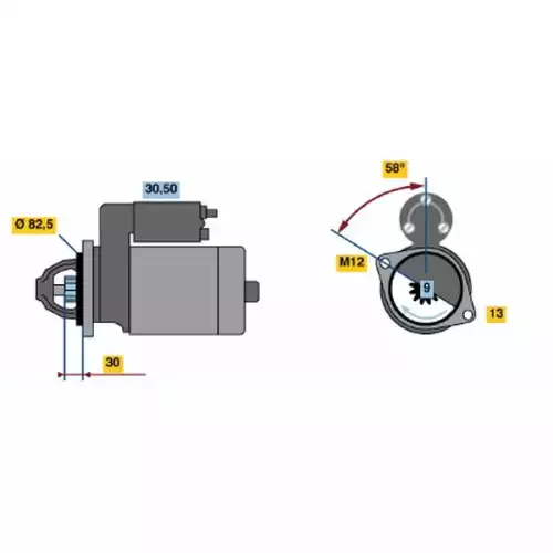 BOSCH Marş Motoru 0001108220