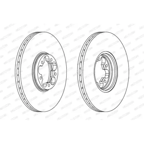 FERODO Ön Fren Diski Havalı 294Mm DDF1112