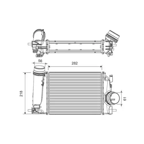 VALEO Turbo İntercooler Radyatörü 818293