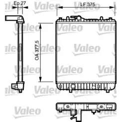 VALEO Motor Su Radyatörü 734330