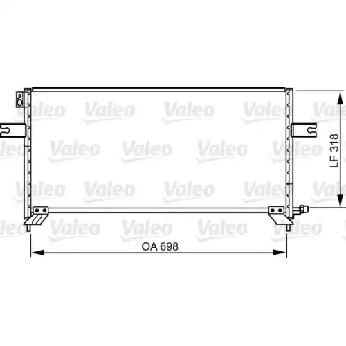 VALEO Klima Radyatörü Kondenser 814304