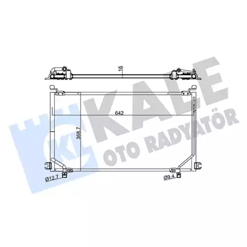 KALE Klima Radyatörü Kondanser 345545