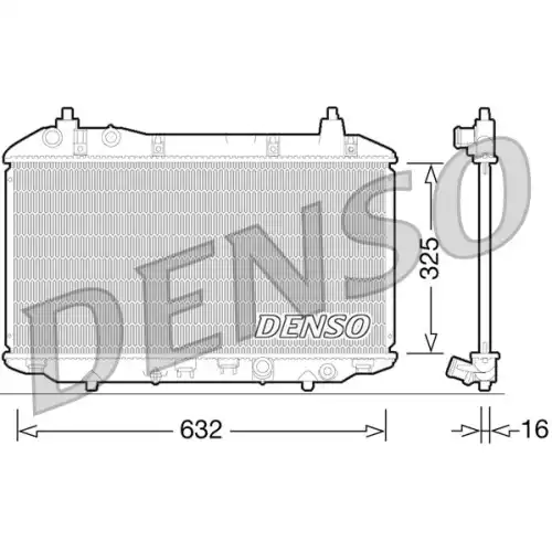 DENSO Motor Su Radyatörü DRM40031