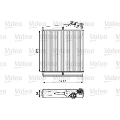 VALEO Kalorifer Radyatörü 811512