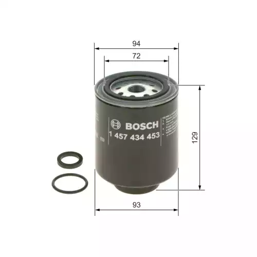 BOSCH Mazot Filtre 1457434453-0986TF0086-N4453