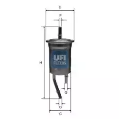 UFI Benzin Filtre 31.828.00