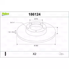 VALEO Ön Fren Diski 186124