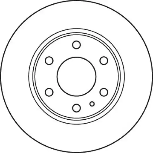 TRW Arka Fren Diski Düz DF4992S
