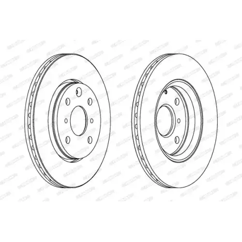 FERODO Ön Fren Diski Takım DDF1527