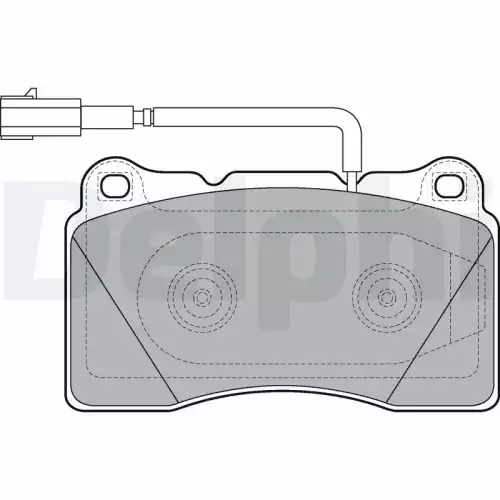 DELPHI Ön Fren Balatası Tk LP2221