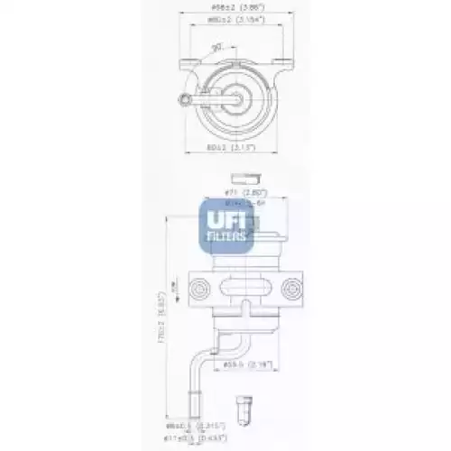 UFI Benzin Filtre 31.802.00