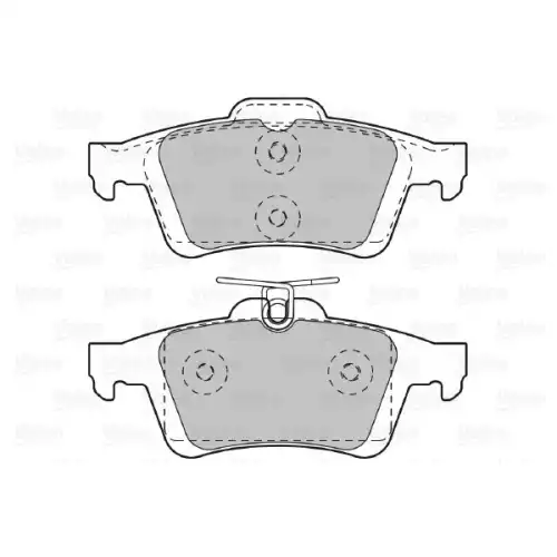 VALEO Arka Fren Balatası Tk 601044