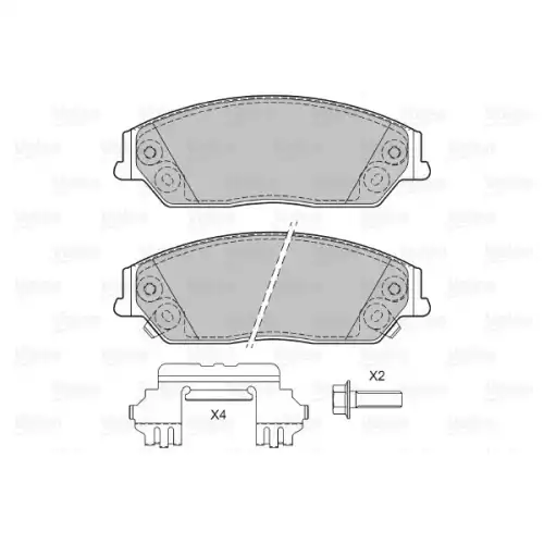 VALEO Ön Fren Balatası Tk 601333