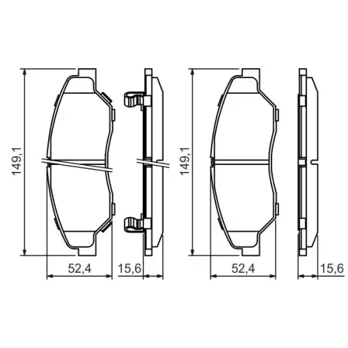 BOSCH Ön Fren Balatası Tk 0986424696