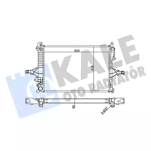 KALE Motor Su Radyatörü 367200