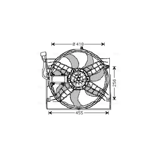 AVA Fan Motoru Davlumbazlı BW7525