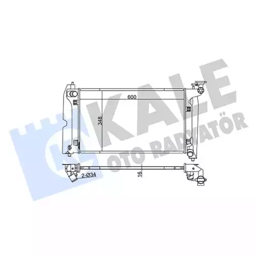 KALE Motor Su Radyatörü Manuel Şanzıman 366900