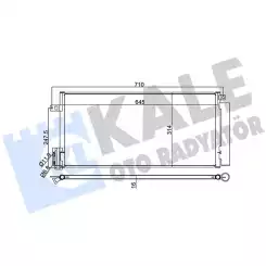 KALE Klima Radyatörü Kondanser 389100