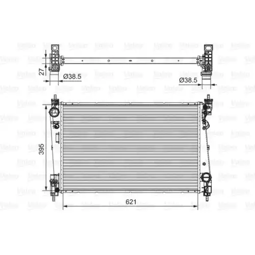 VALEO Motor Su Radyatörü 701655