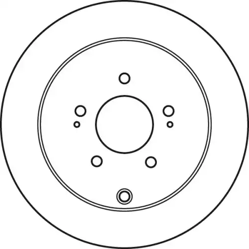 TRW Arka Fren Diski Düz DF4963