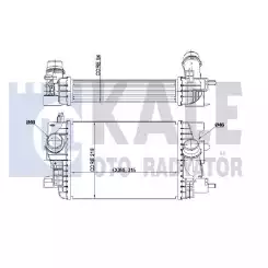 KALE Turbo Radyatörü İntercooler 345060