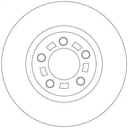 TRW Ön Fren Diski Havalı 300.5mm DF4385