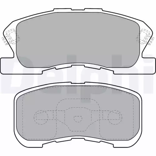 DELPHI Ön Fren Balatası Tk LP1551