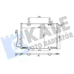 KALE Klima Radyatörü Kondanser 389400