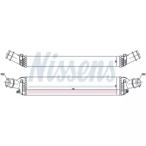 NISSENS Turbo İntercool Radyatörü 96618