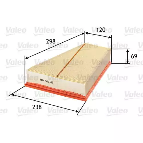 VALEO Hava Filtre 585149