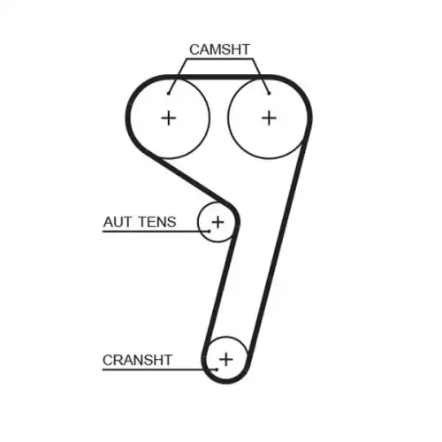 GATES Eksantrik Triger Kayış Seti+Su Pompası KP15669XS